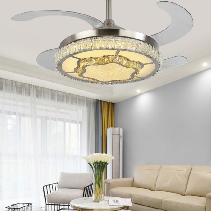 Crystal Invisible Light Fan 2