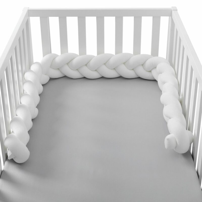 2 Bands Braided Crib Bumper 1