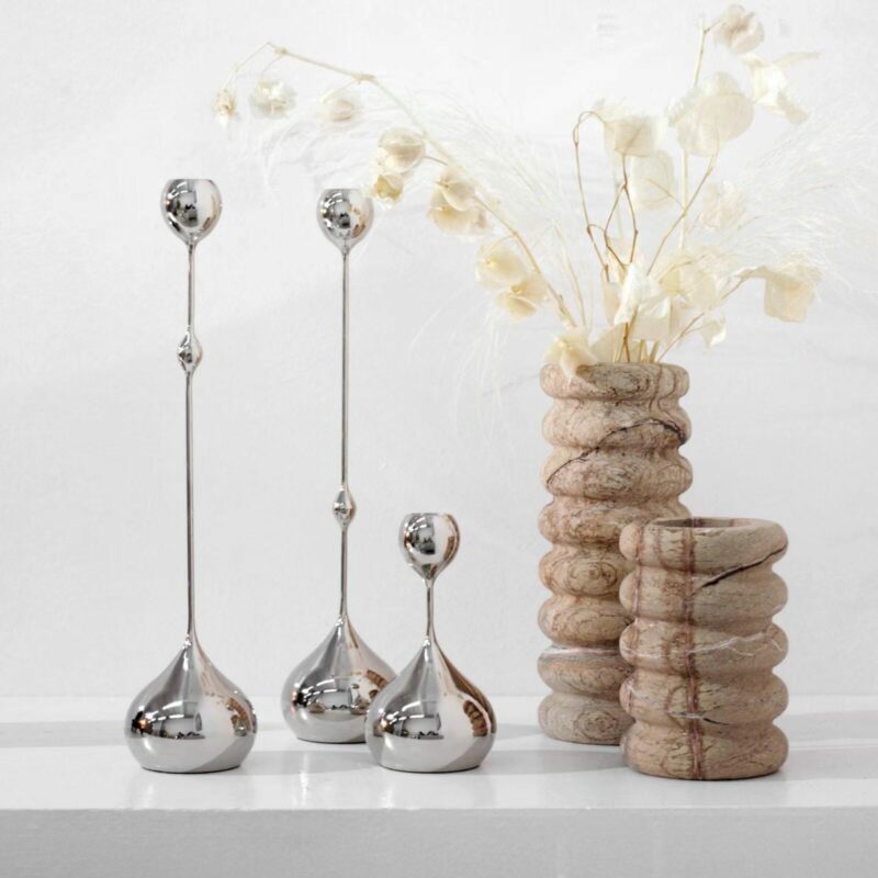 Cast Iron Taper Candle Holder 1