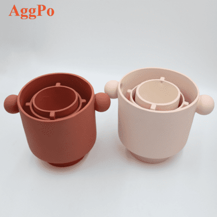 Sleek Ceramic Matte Pot Holder Vase