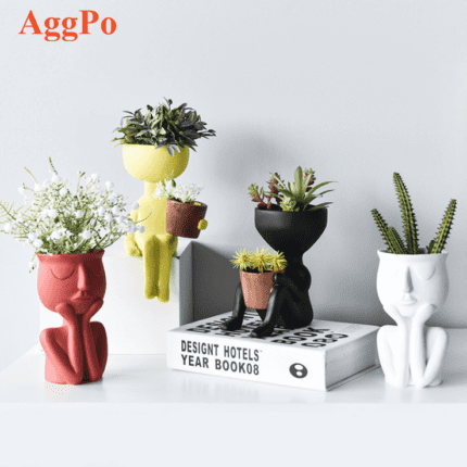Elegant Ceramic Head Vase