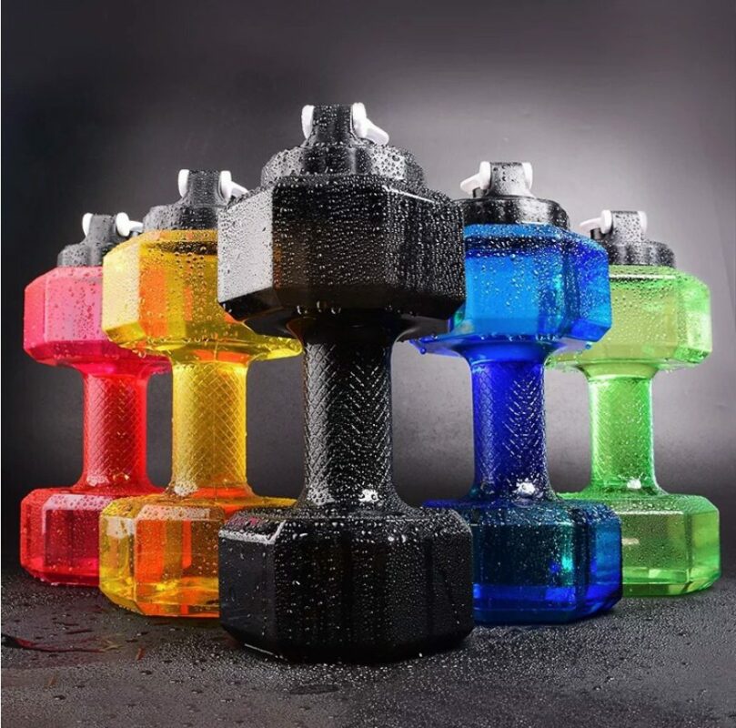 Dumbbell Water Bottle 1