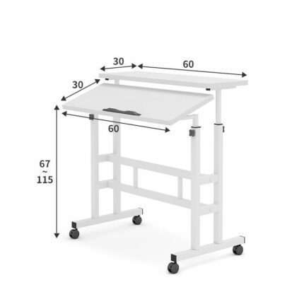 Standing Computer Desk Size