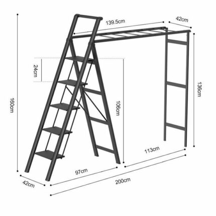 ladder clothes rack8