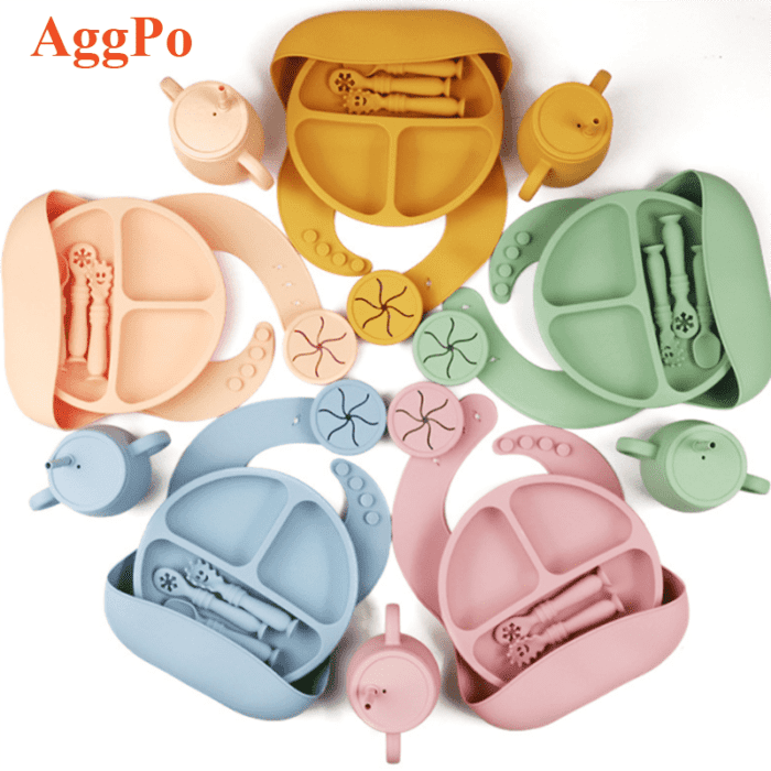 children's dining plate set