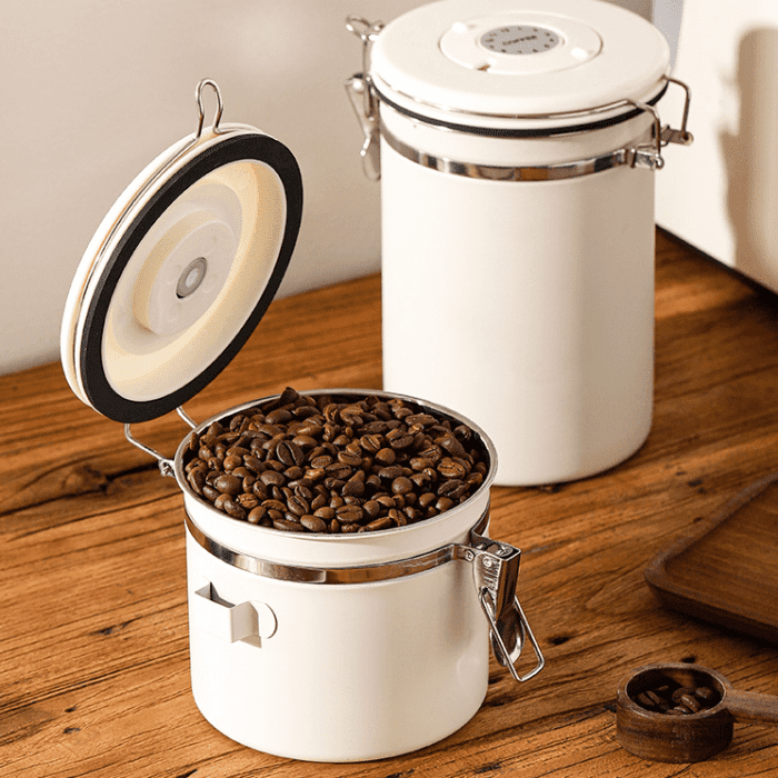 Small Airtight Coffee Tea Sugar Canisters5