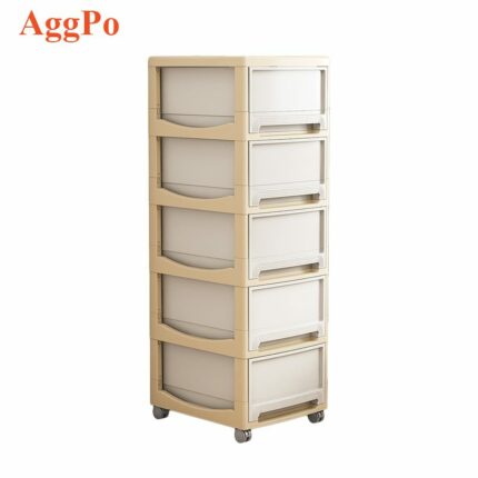 White Plastic Storage Bins 1