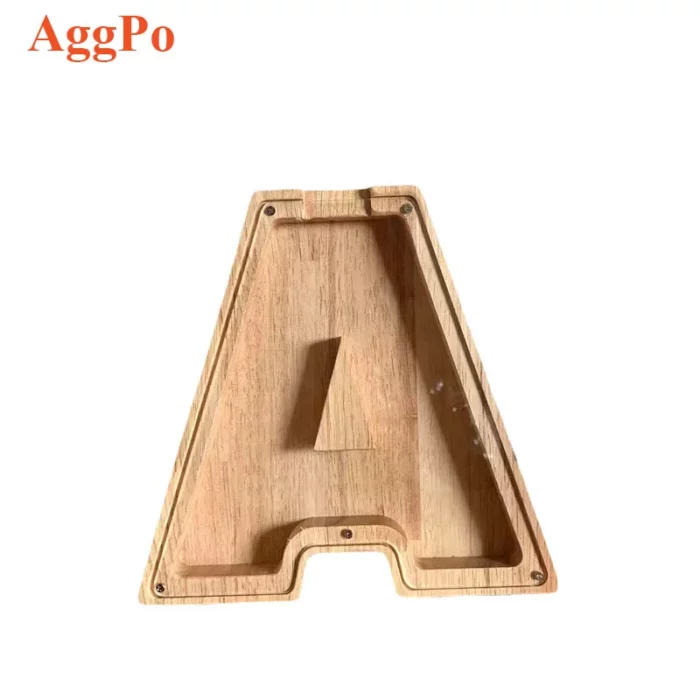 Letter Shape Ornament Piggy Bank