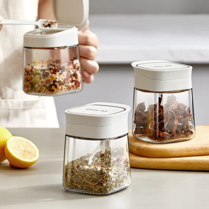 Glass Spice Jars 3