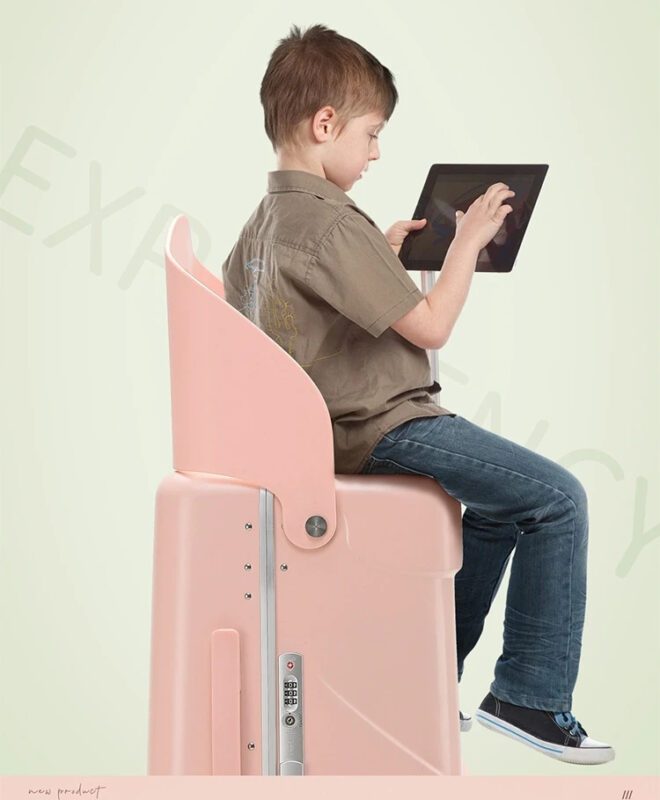 Suitcase with Child Seat 1