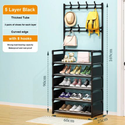 Coat Rack with Shoe Storage 5