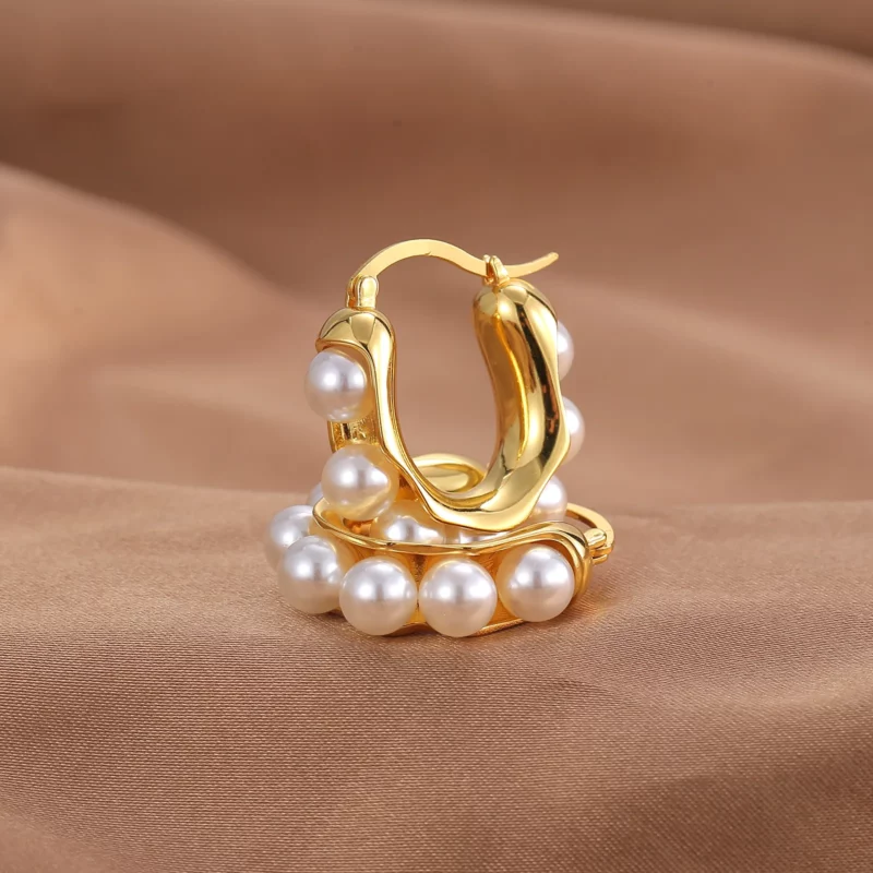 Pearl String Earrings 2