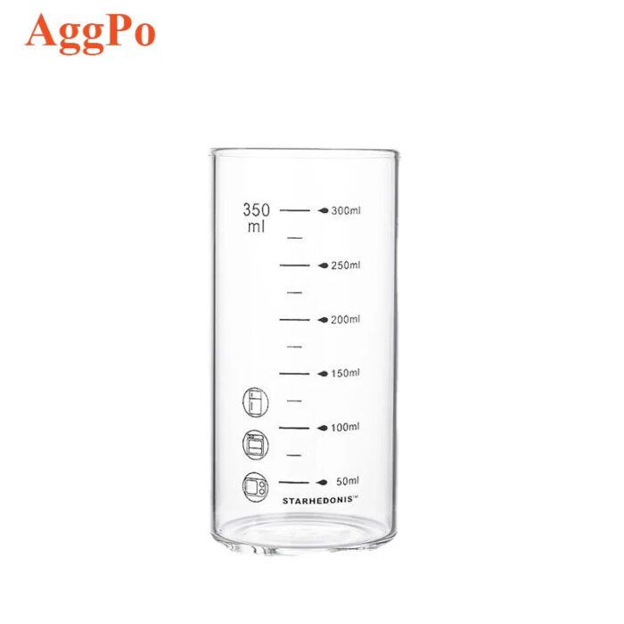 Breakfast Scale Coffee Glass Cup