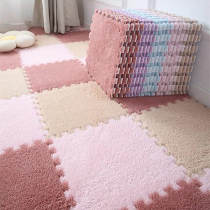 Washable Baby Play Mat Plush Carpet